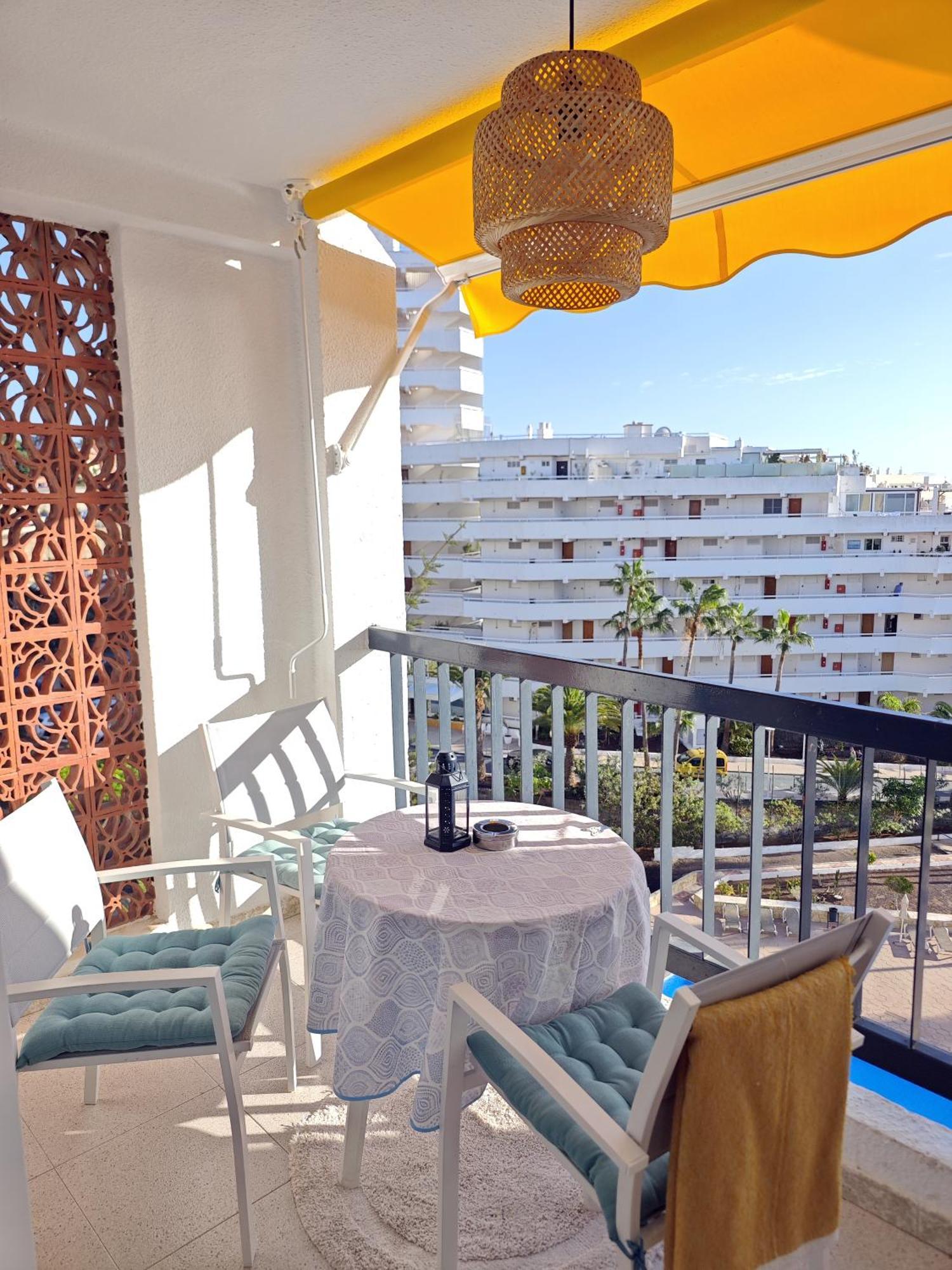 Blanco&Azul - Comfortable Ocean View Apartment Next To The Beach Playa de las Américas Exterior foto